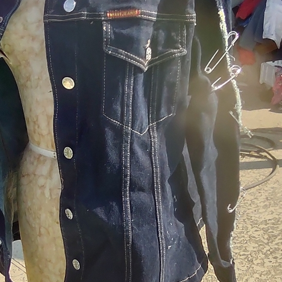 Gothic Jean jacket Halloween - Picture 2 of 9